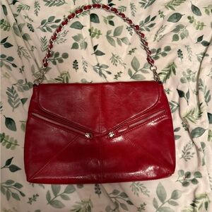 Cato Elegant Red Leather Handbag